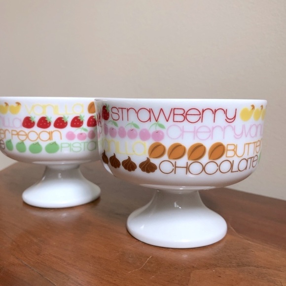Set of MCM Sealtest Japan ice cream bowls - Picture 2 of 10